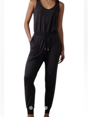 Athleta Black Jumpsuit Size 10